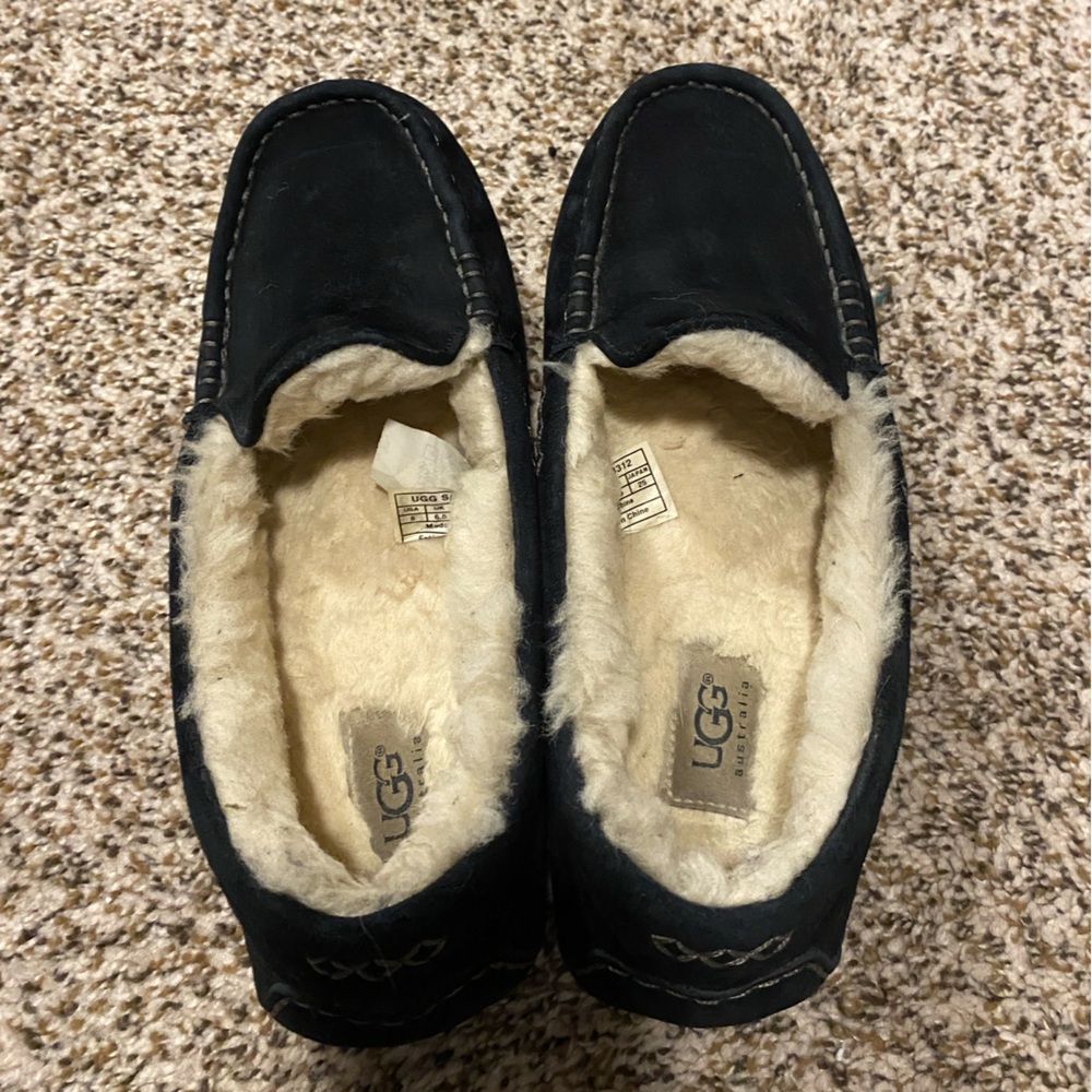 UGG Cream Shearling Slippers